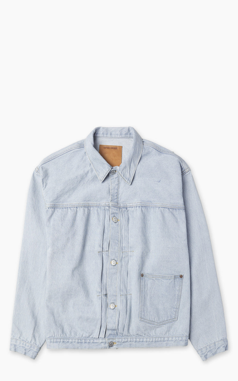 ジャケット・アウター KAPTAIN SUNSHINE washed denim tracker KAPTAIN SUNSHINE (キャプテン サンシャイン) Washed Denim