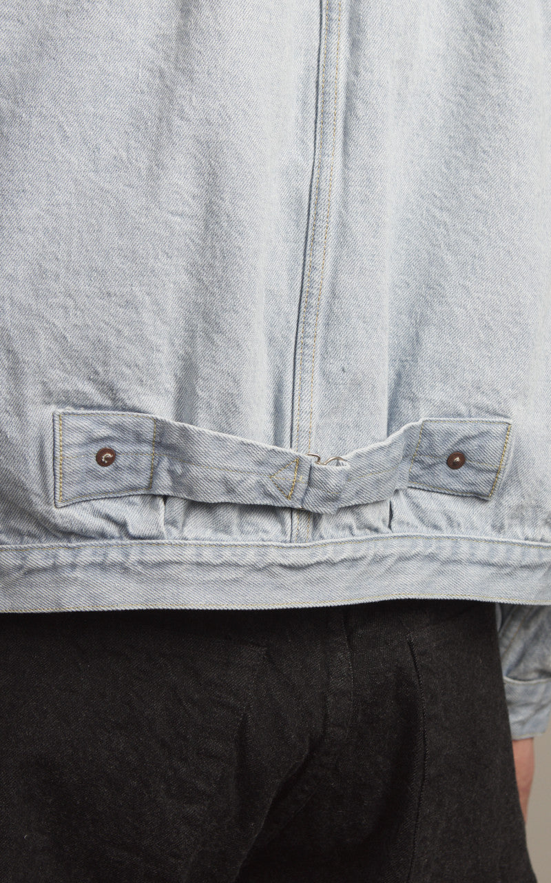 Kaptain Sunshine Denim Tracker 1P Jacket Indigo Ice Wash