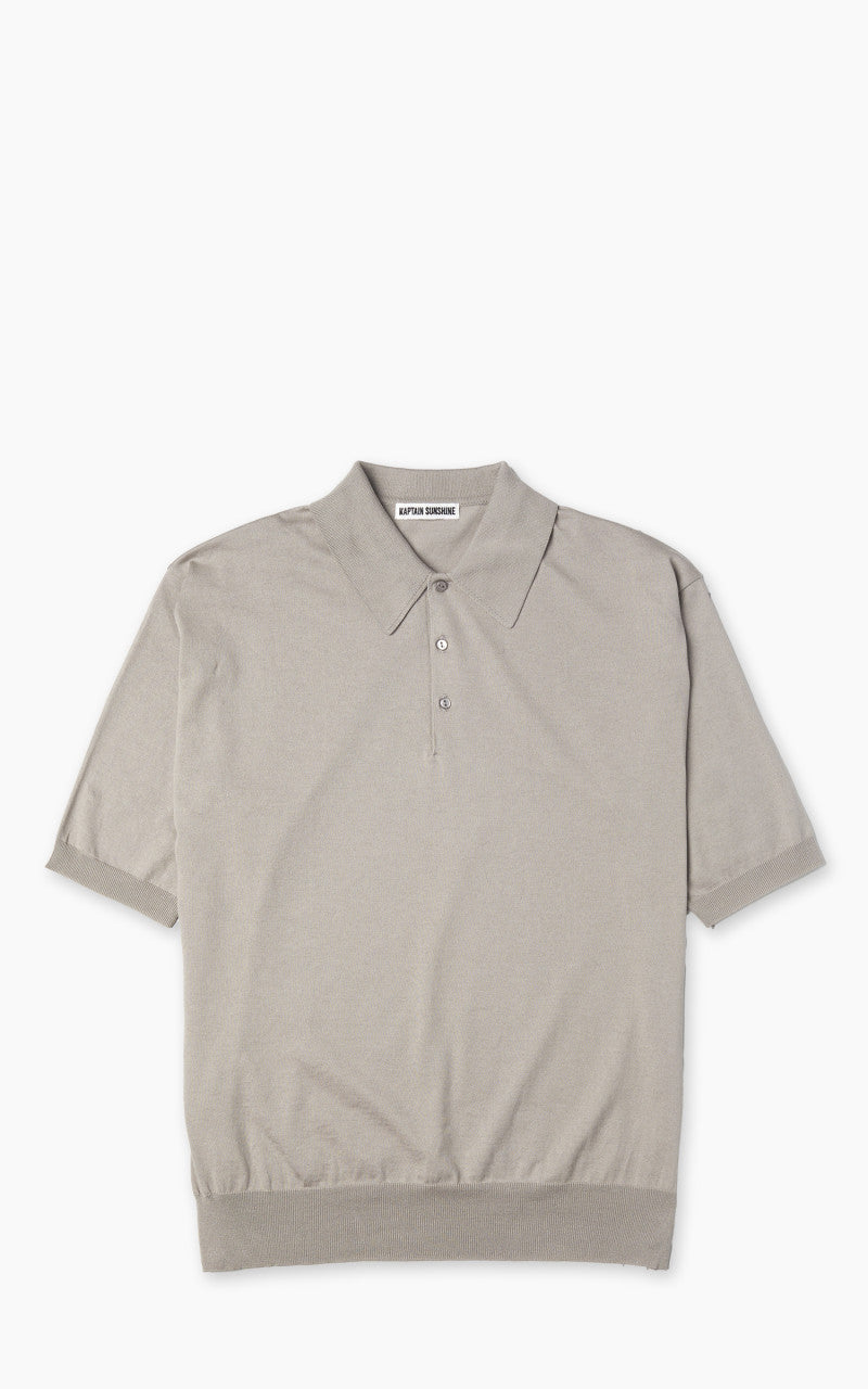 トップス KAPTAIN SUNSHINE Knit Polo Shirt KAPTAIN SUNSHINE (キャプテン サンシャイン) Cotton Knit Poloshirt トップス
