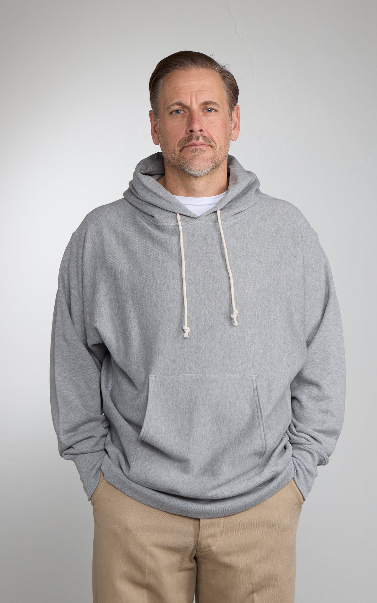 Kaptain Sunshine Suvin Sweat Hoodie Feather Grey