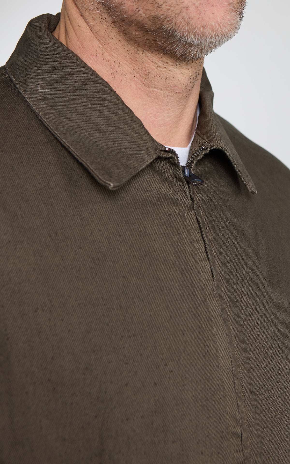 Kaptain Sunshine Dyed Denim Work Jacket Cub Brown
