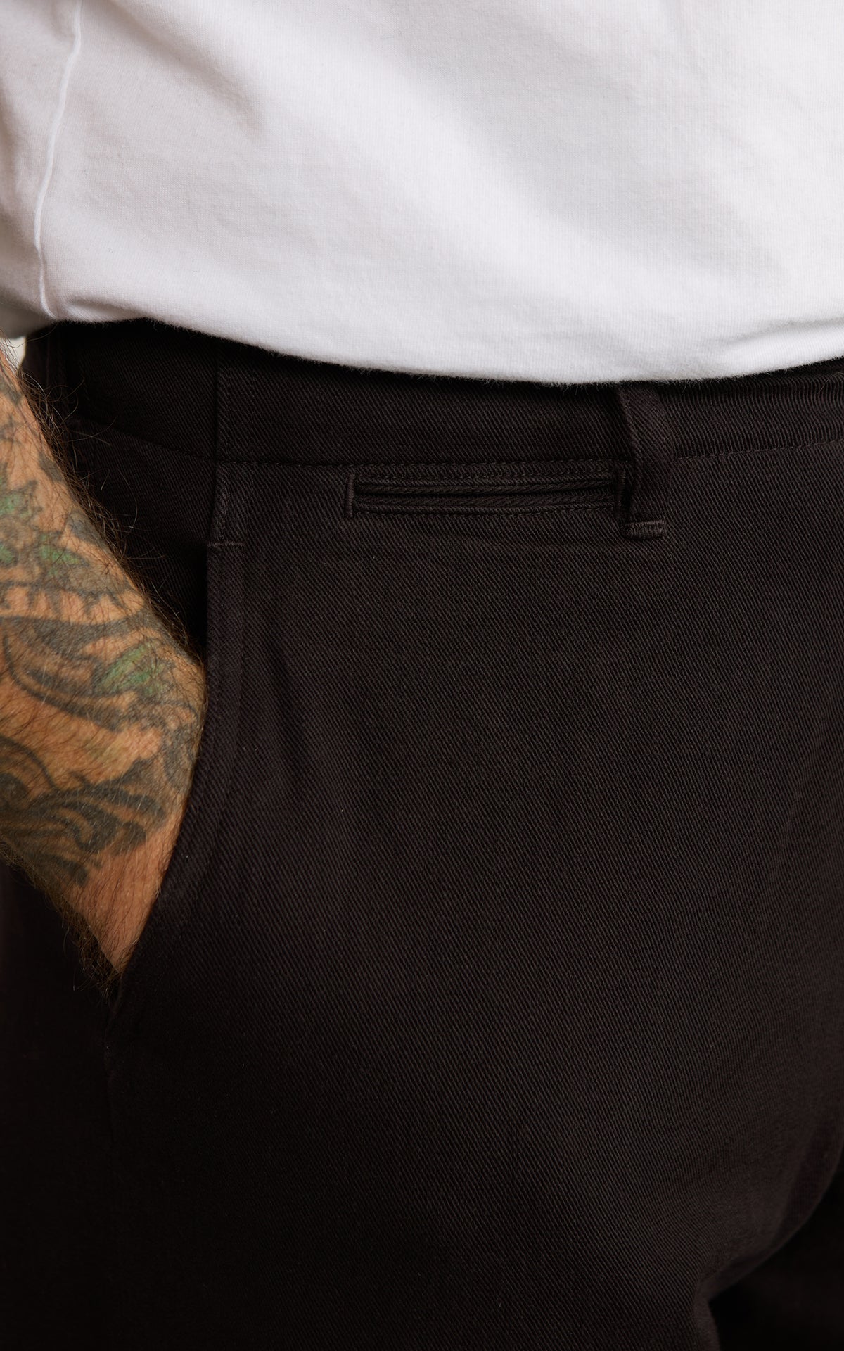 Kaptain Sunshine Cotton Drill Officer Pants Black