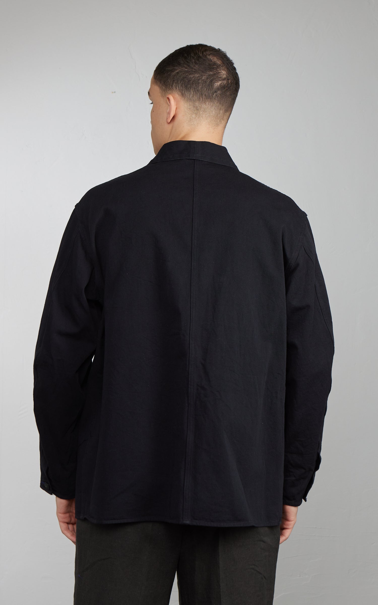 Kaptain Sunshine Cotton Drill Coverall Jacket Black