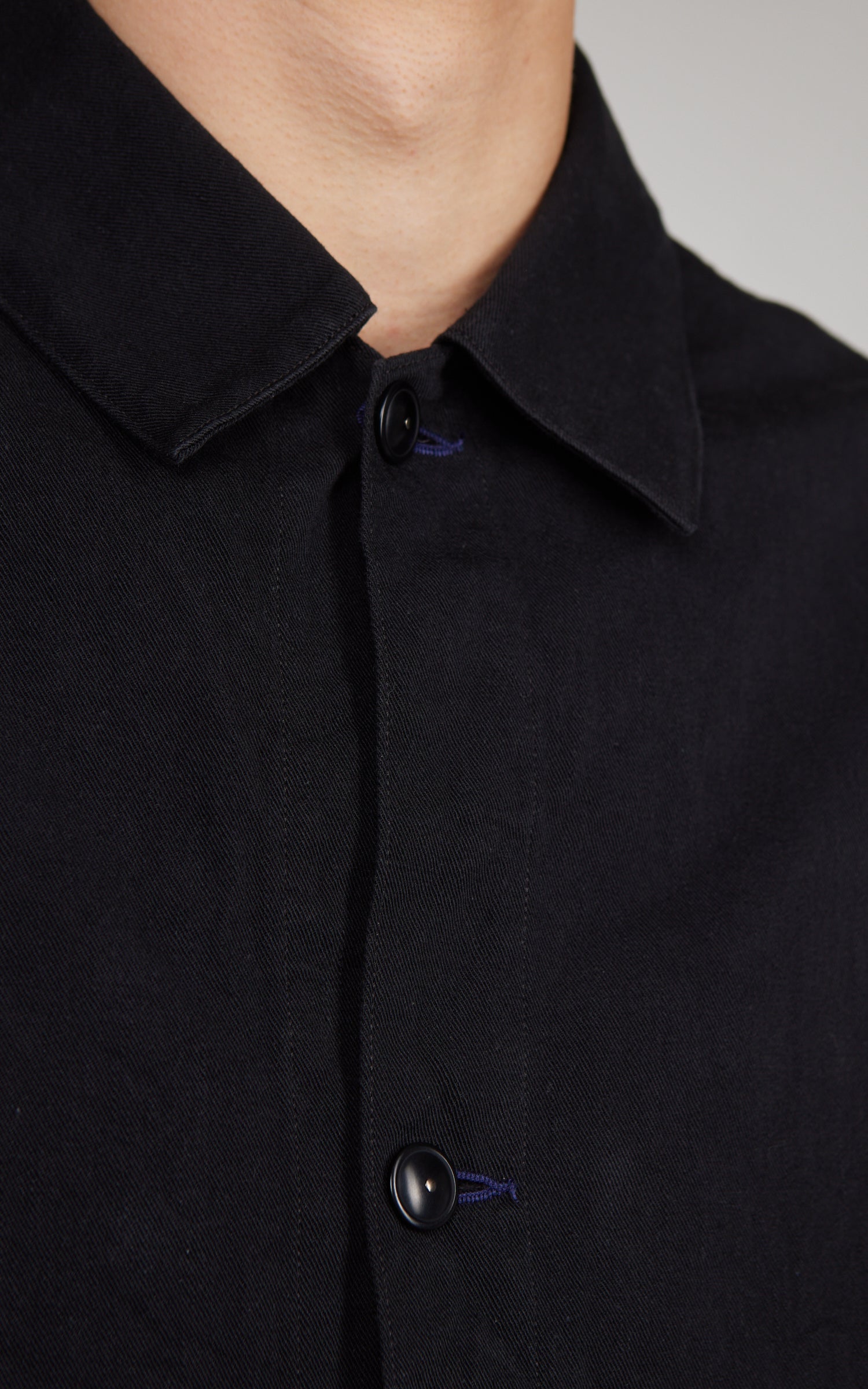 Kaptain Sunshine Cotton Drill Coverall Jacket Black