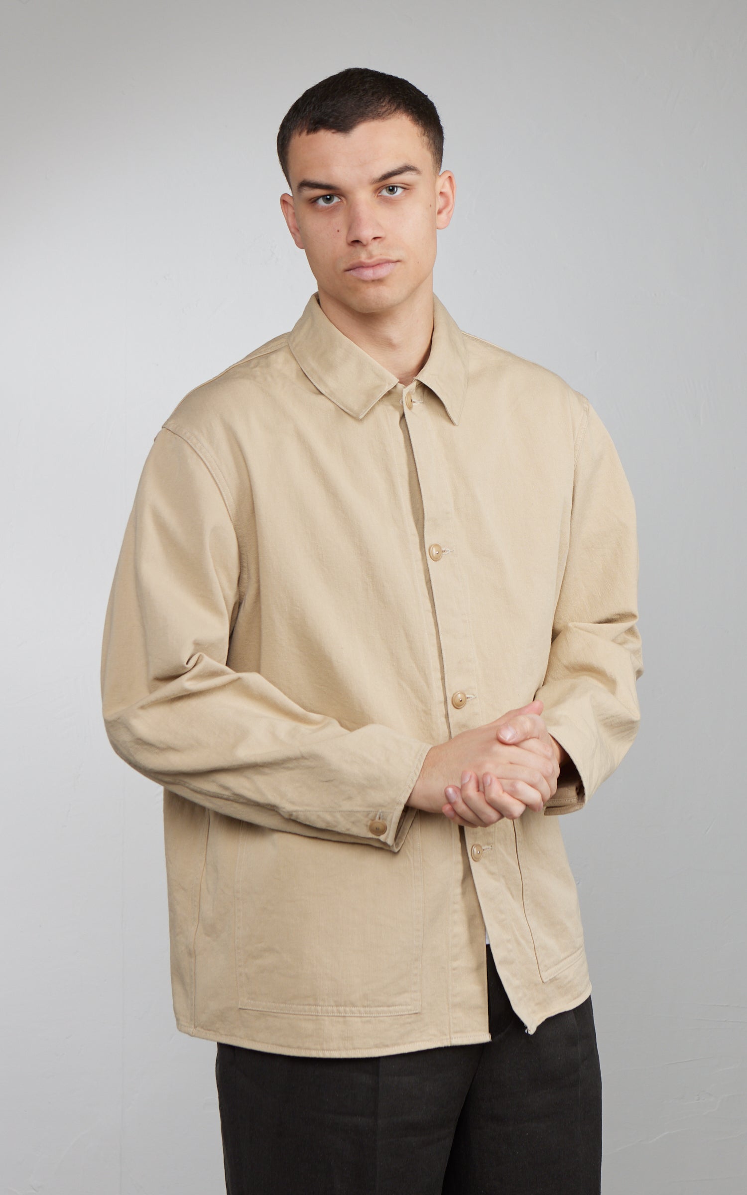 Kaptain Sunshine Cotton Drill Coverall Jacket Khaki