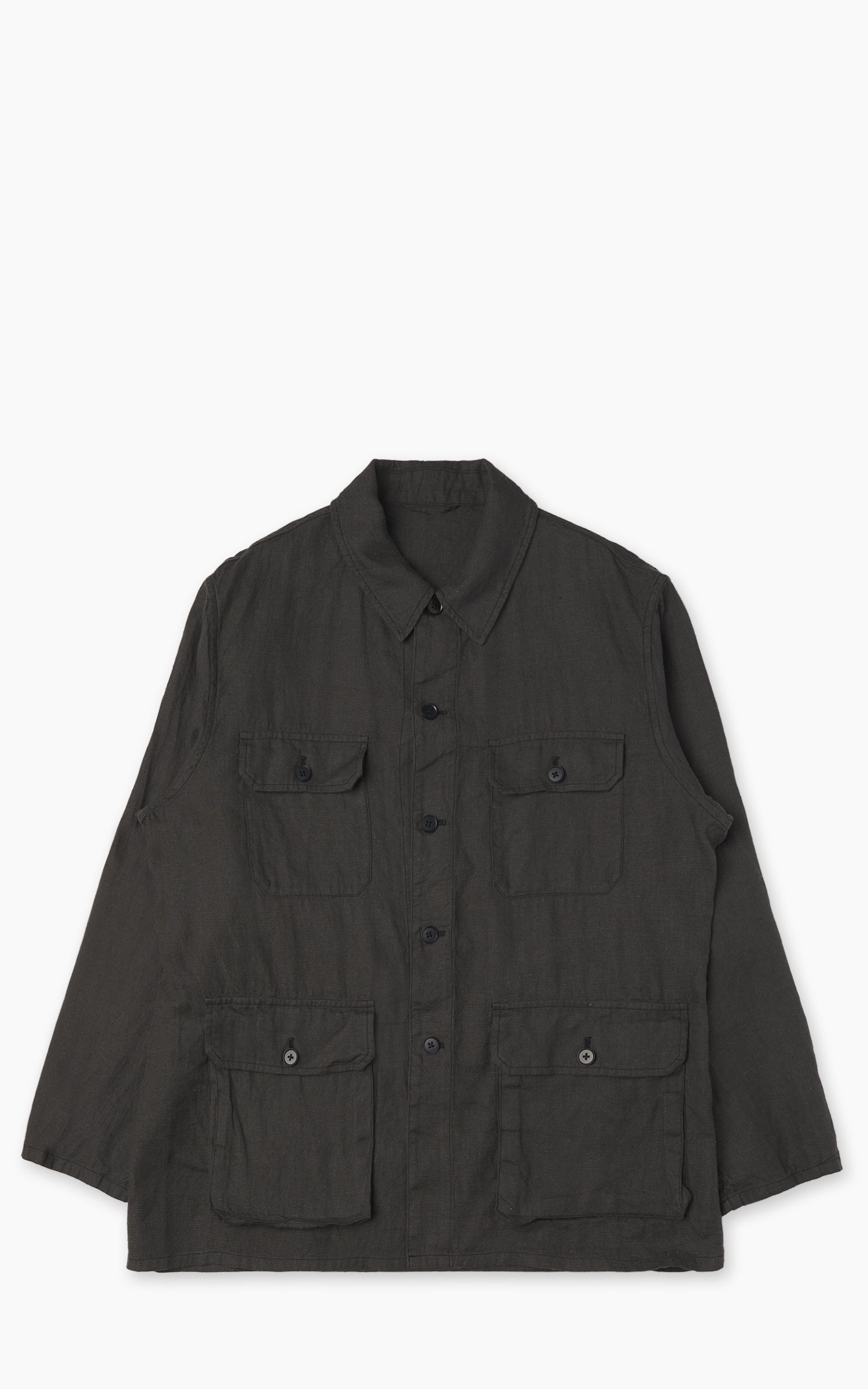 Kaptain Sunshine Safari Shirt Jacket Ink Black