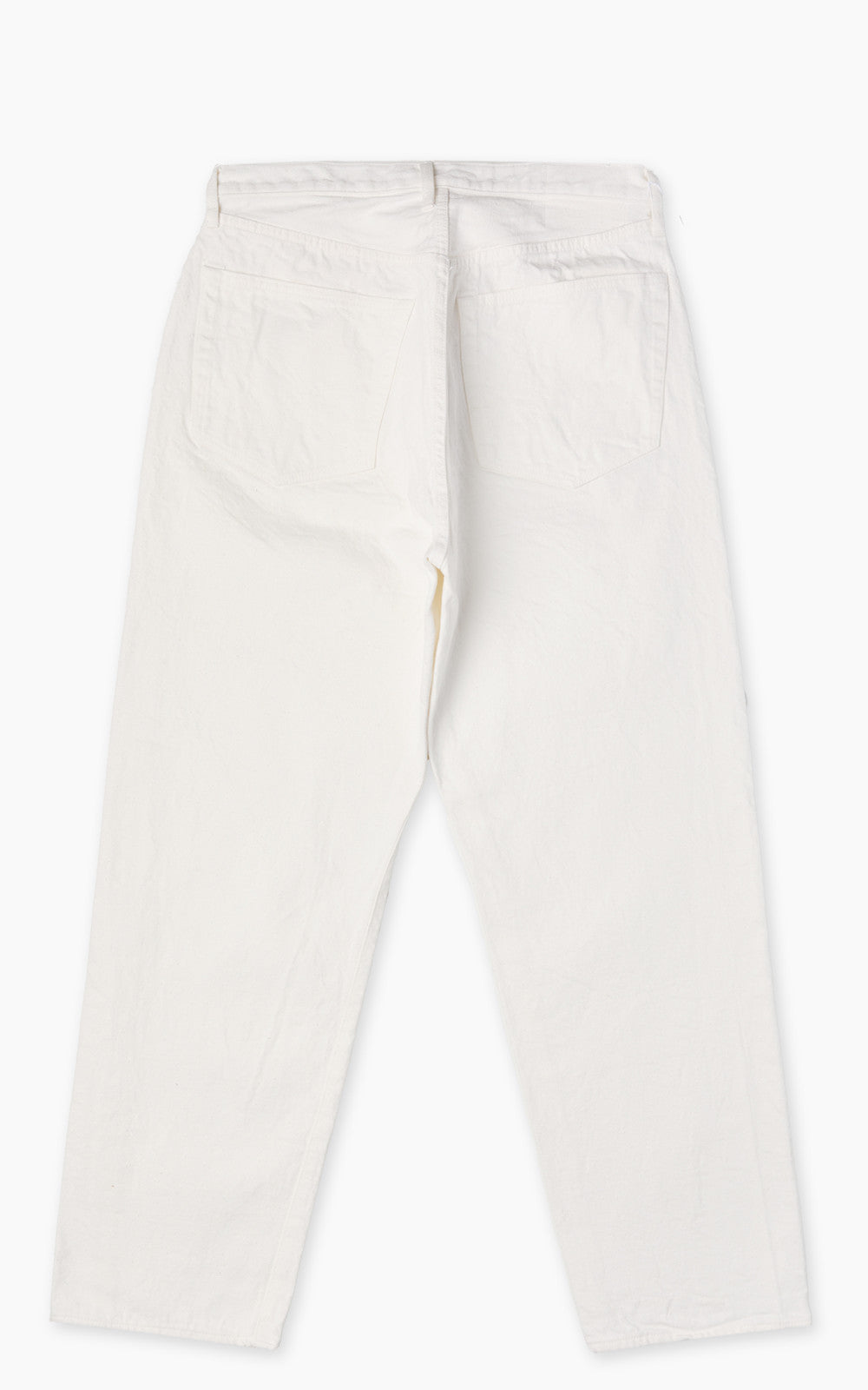 5P Zipper Front Denim Pants One Wash White 5P Zipper Front Denim Pants One Wash White