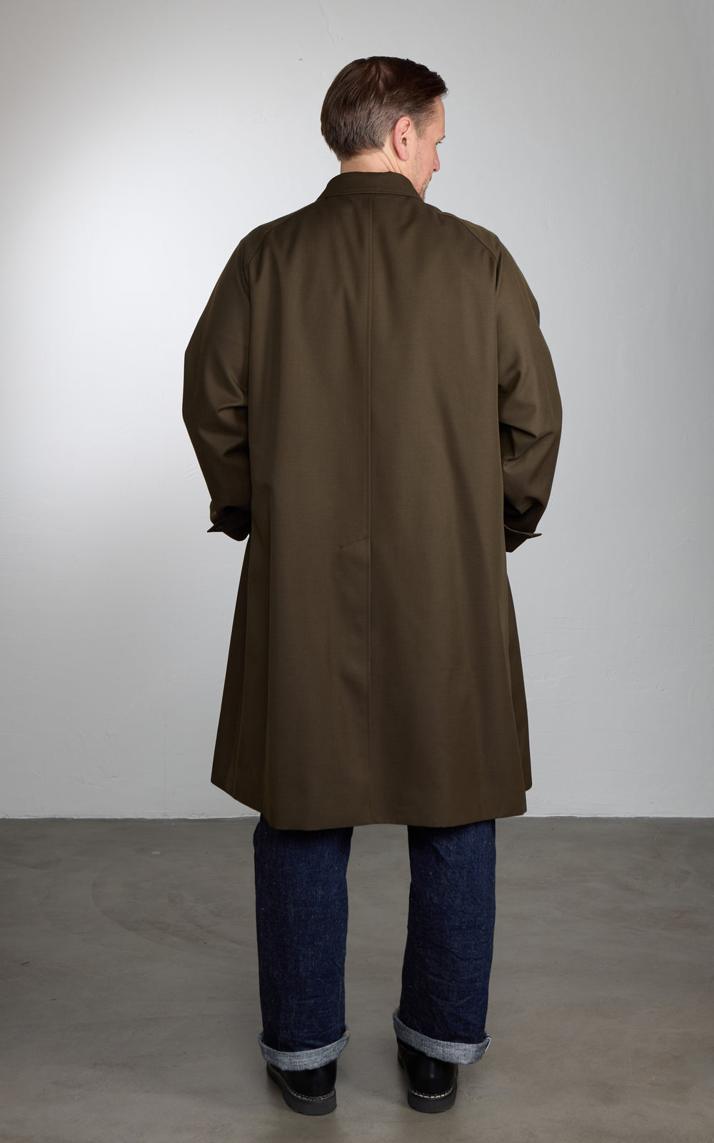 Kaptain Sunshine Walker Coat Wool Cavalry Olive
