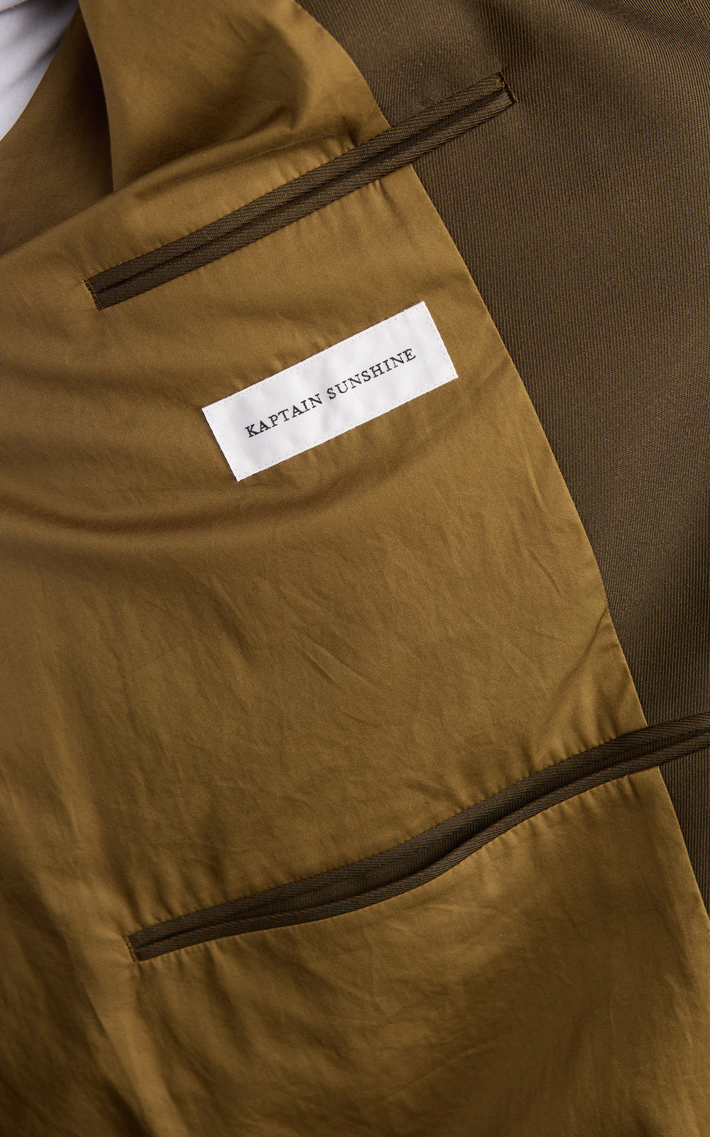 Kaptain Sunshine Walker Coat Wool Cavalry Olive