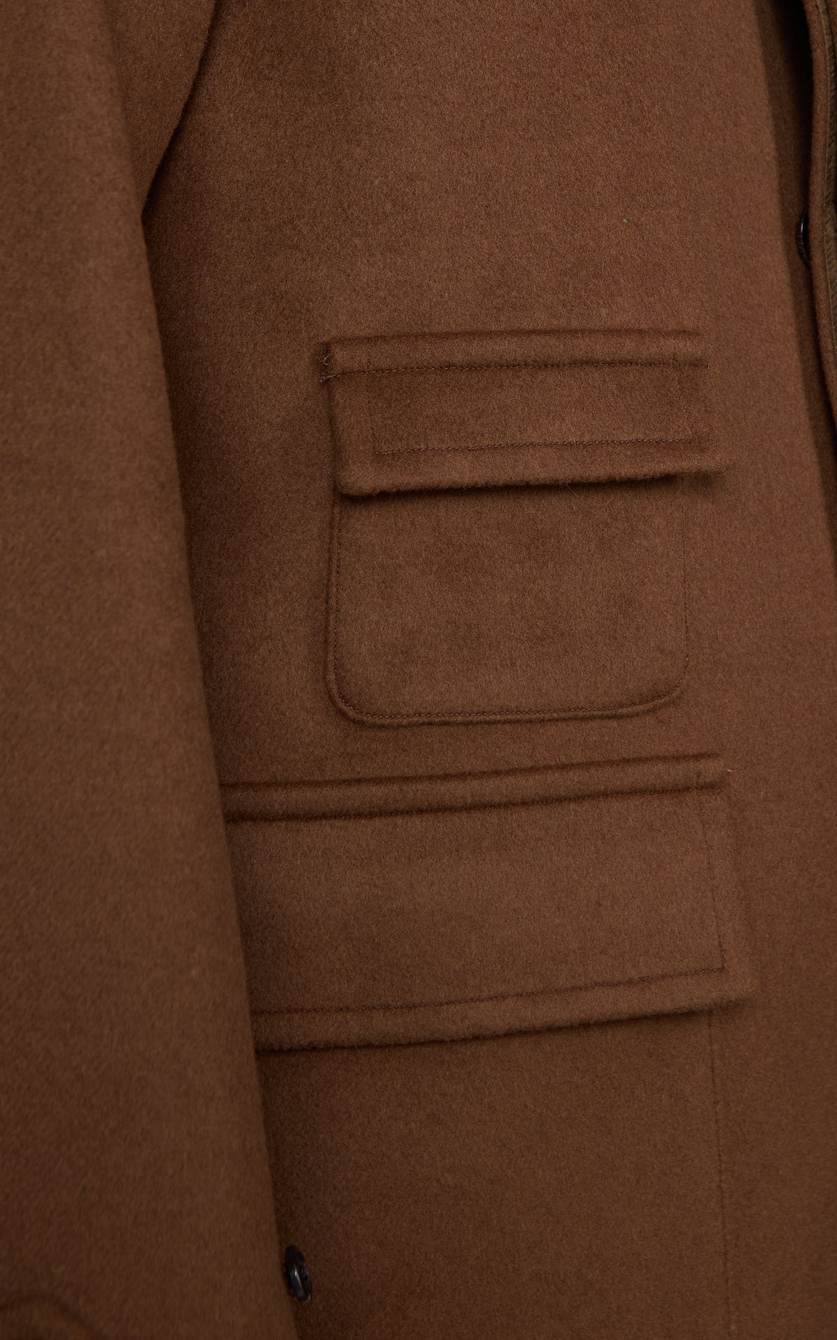 Kaptain Sunshine Traveller Coat Wool Coffee