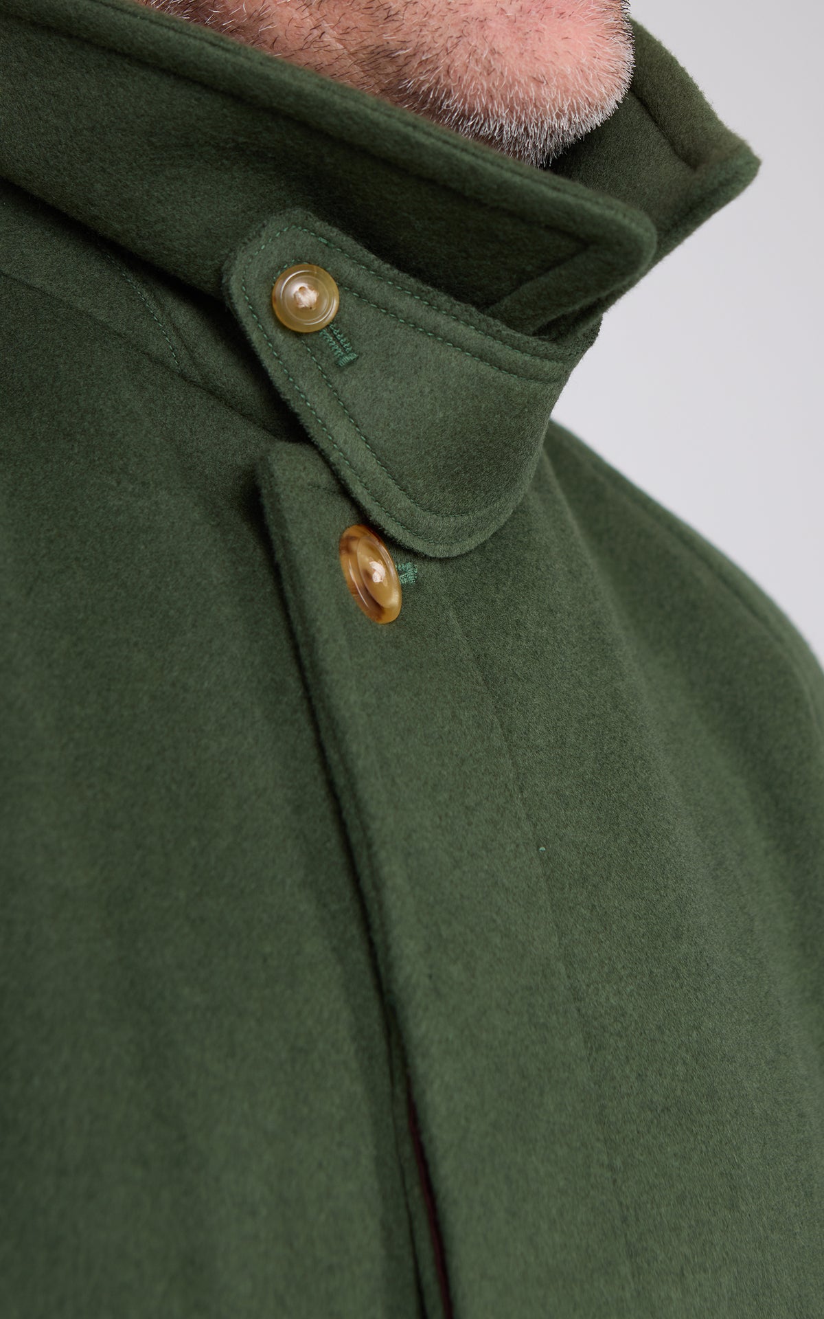 Kaptain Sunshine Traveller Coat Wool Top Green