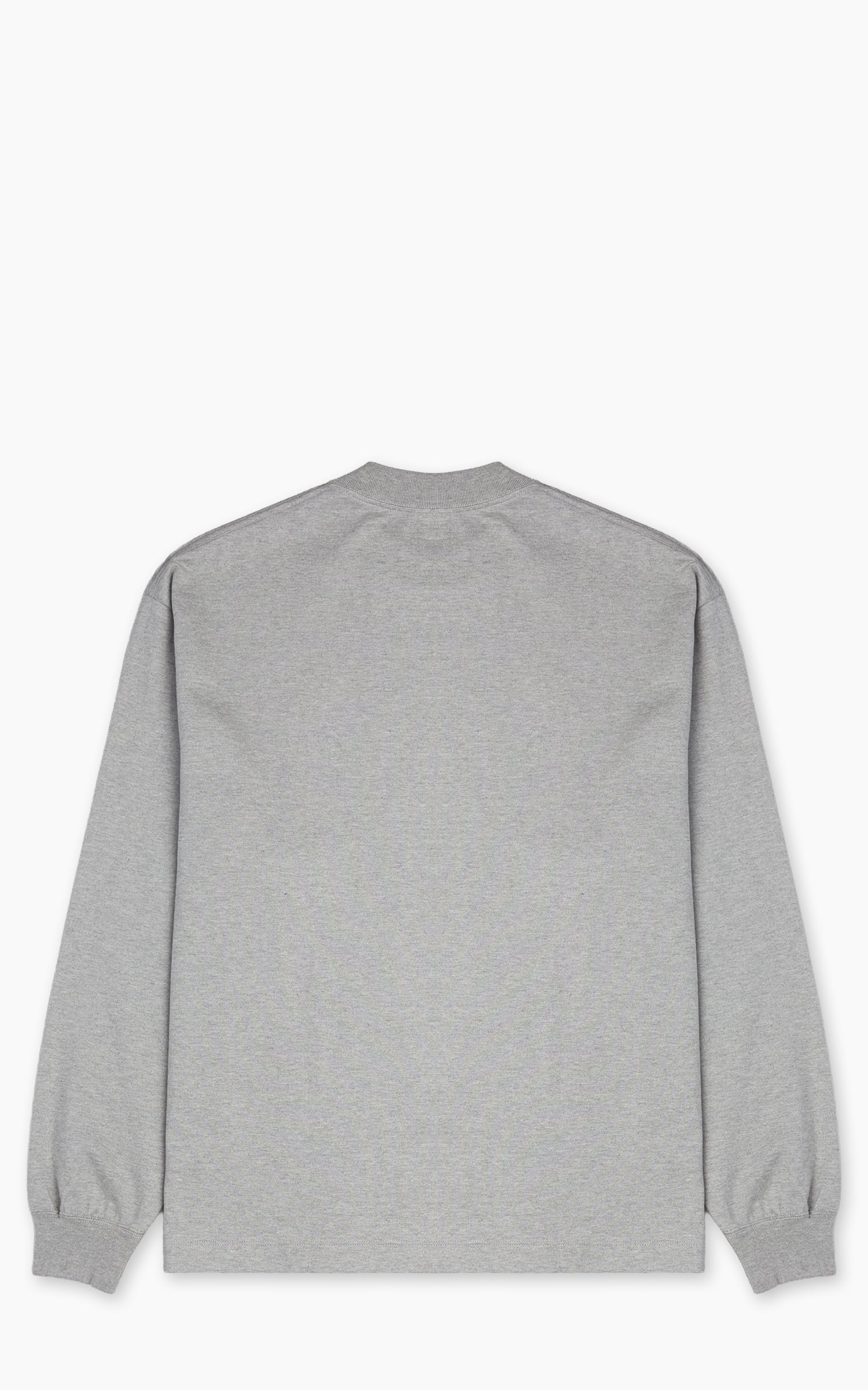 Kaptain Sunshine Suvin Supima Tube L/S Tee Heavy Feather Grey