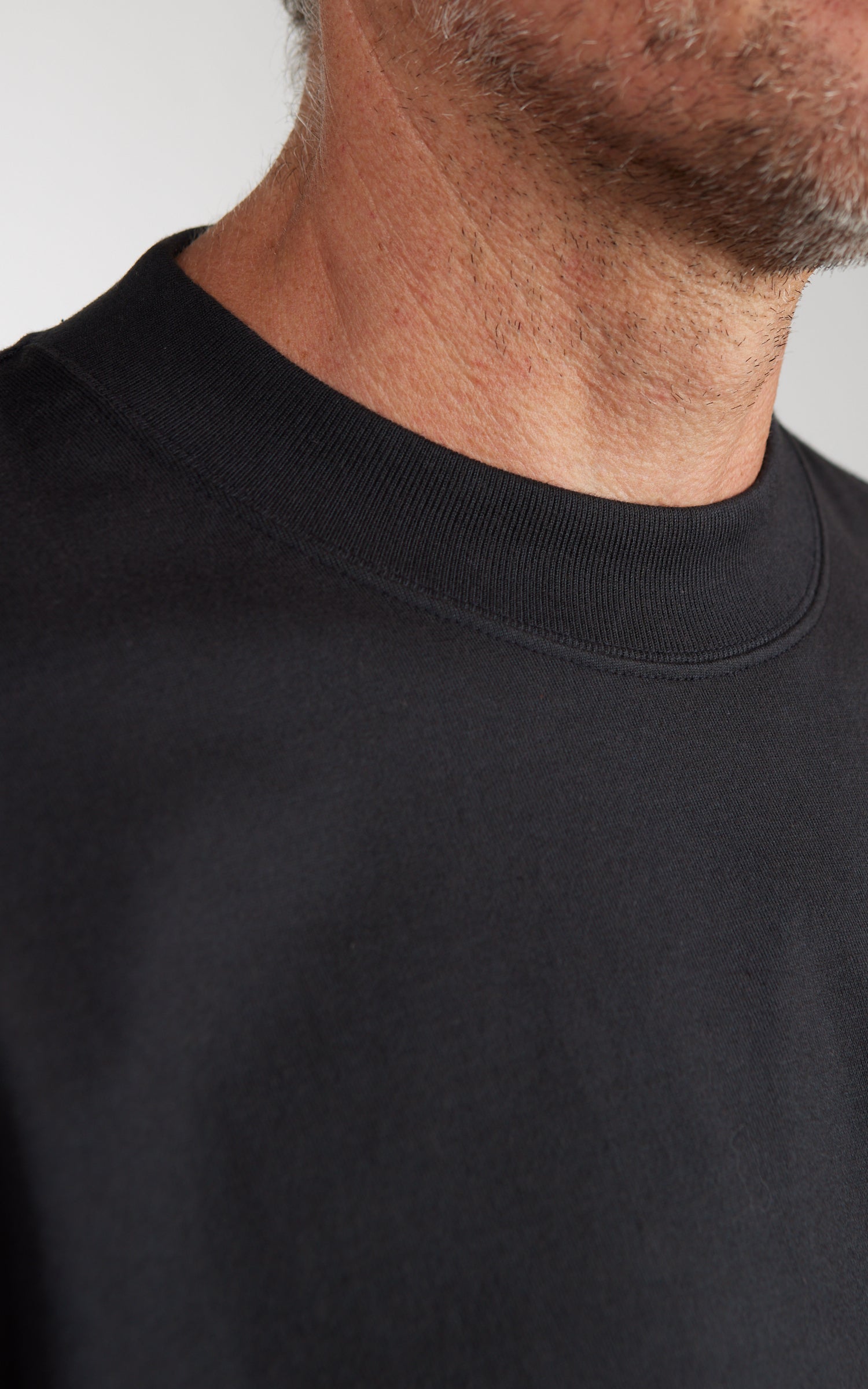 Kaptain Sunshine Suvin Supima Tube L/S Tee Heavy Ink Black