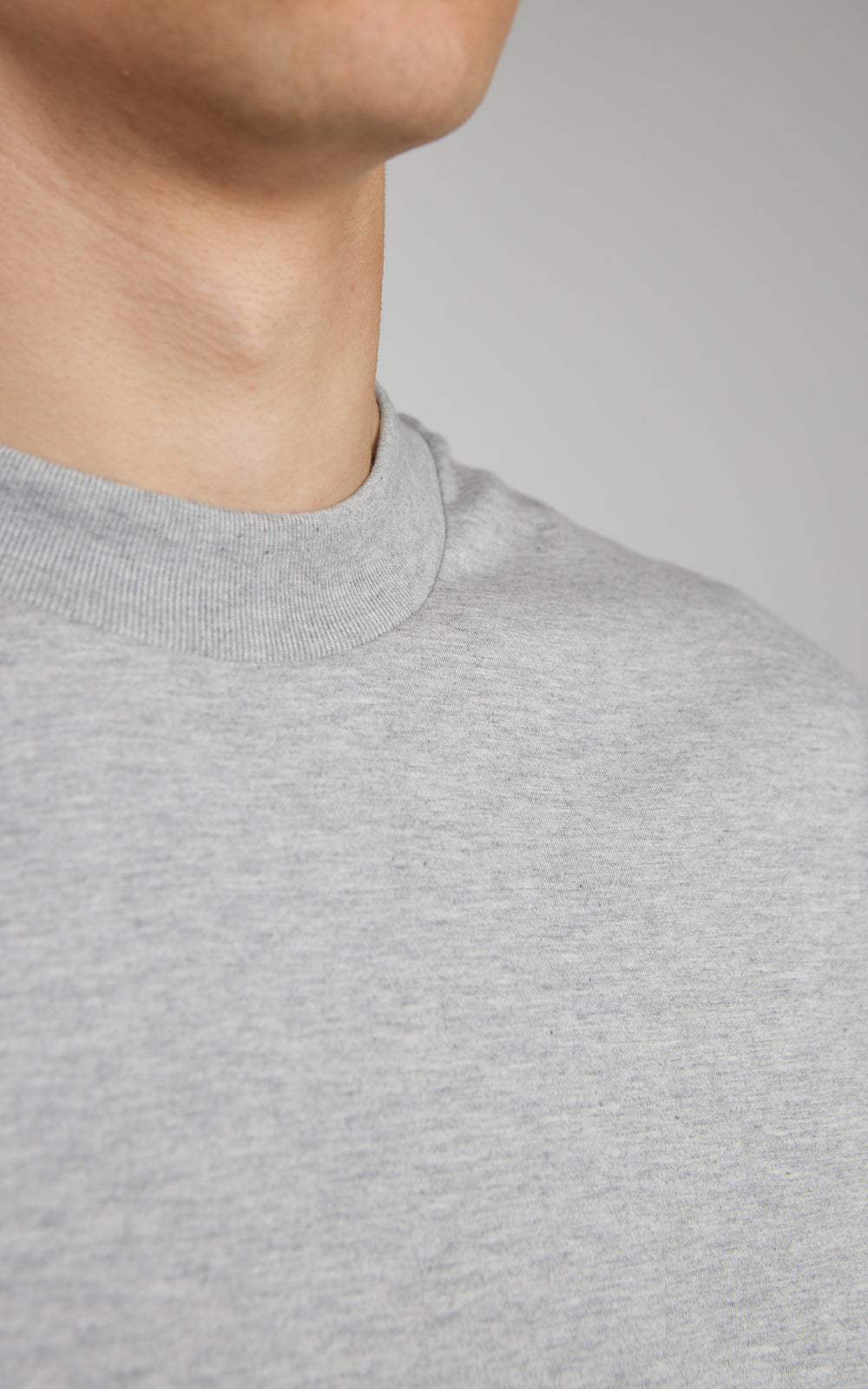 Kaptain Sunshine Suvin Supima Tube Tee Light Feather Grey