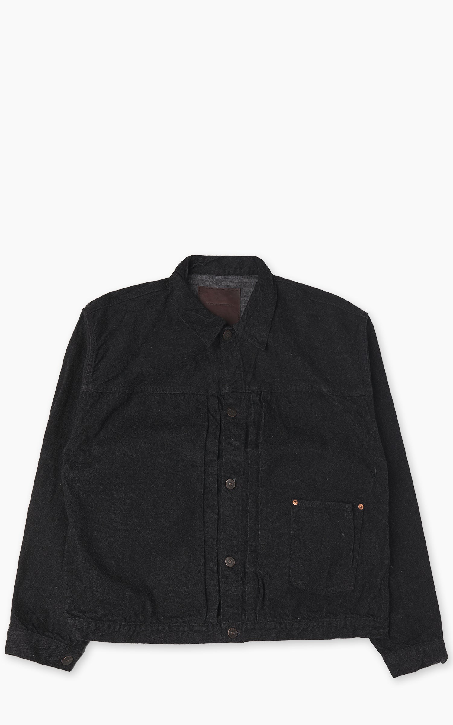 Kaptain Sunshine Denim Tracker 1P Jacket One Wash Black