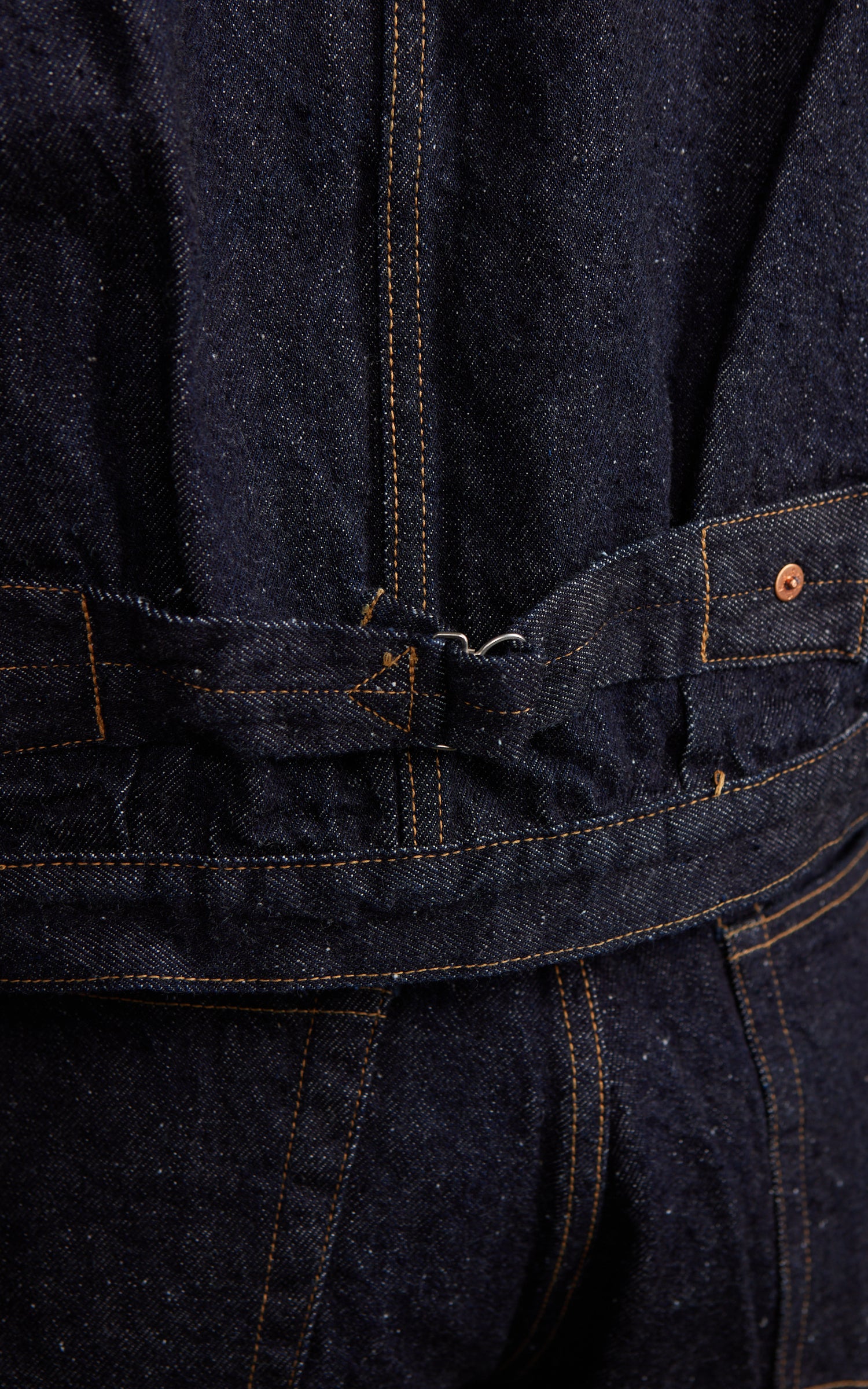 Kaptain Sunshine Denim Tracker 1P Jacket One Wash Indigo