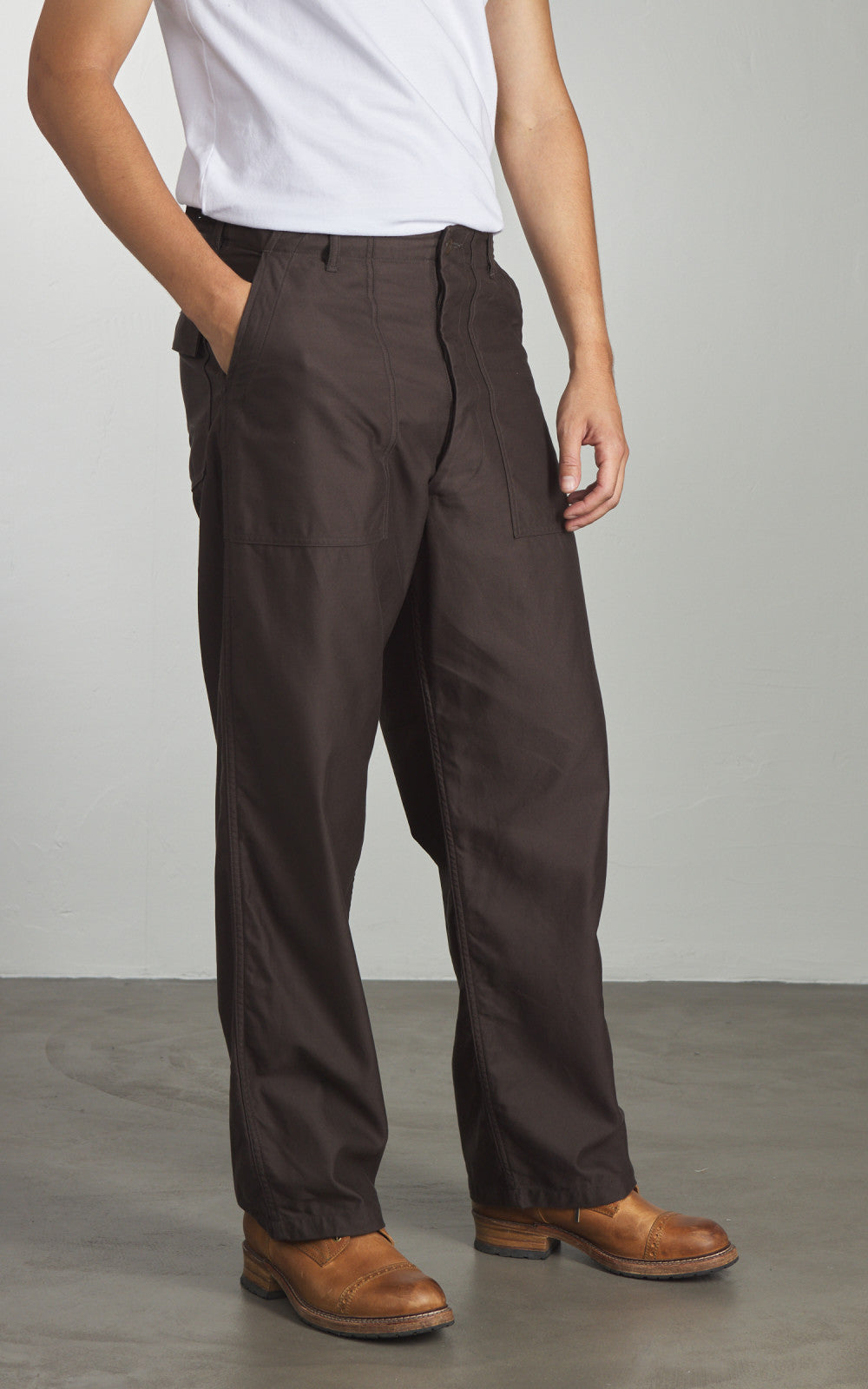 Kaptain Sunshine Baker Pants Brown