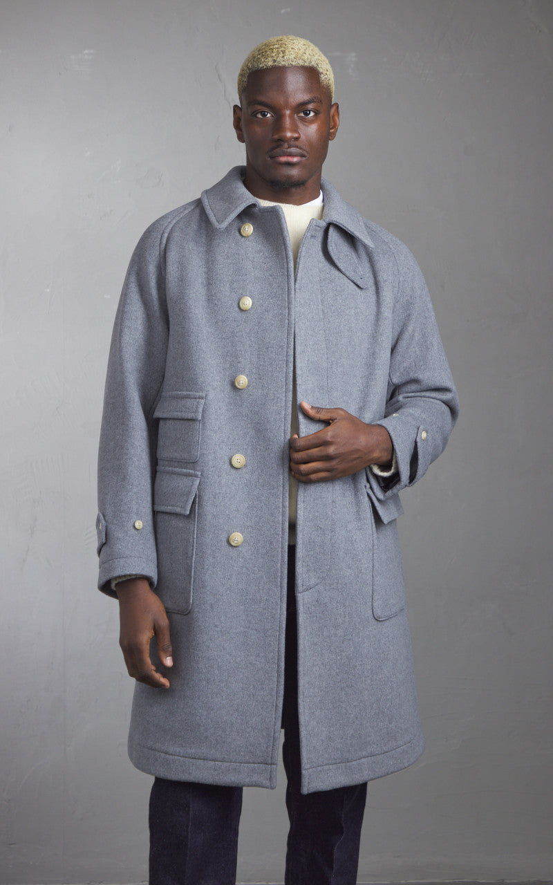 Kaptain Sunshine Traveller Coat Top Grey