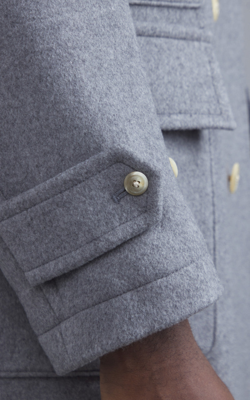 Kaptain Sunshine Traveller Coat Top Grey