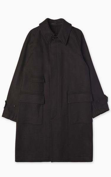 Kaptain Sunshine Traveller Coat Wool Top Brown