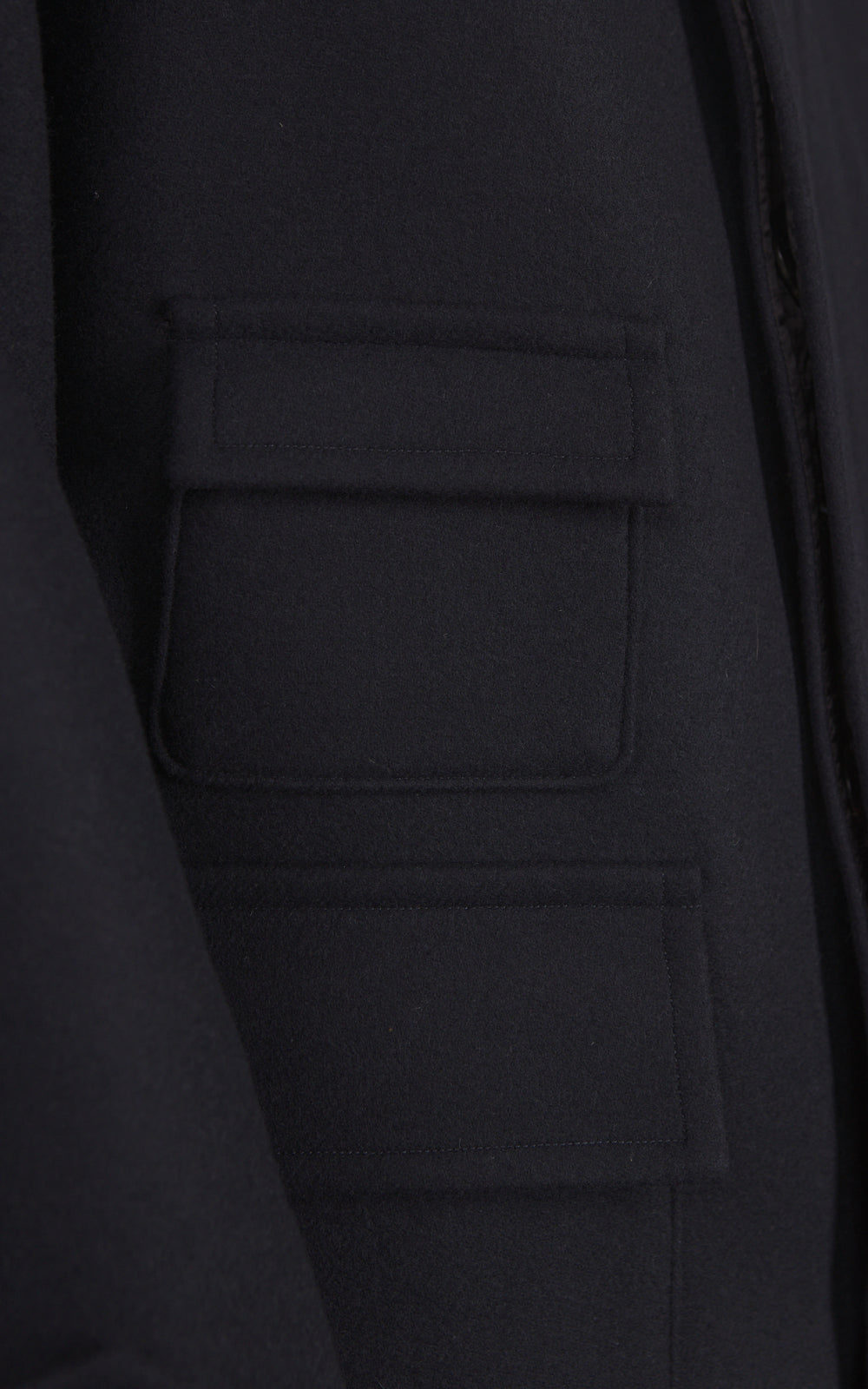 Kaptain Sunshine Traveller Coat Wool Top Navy