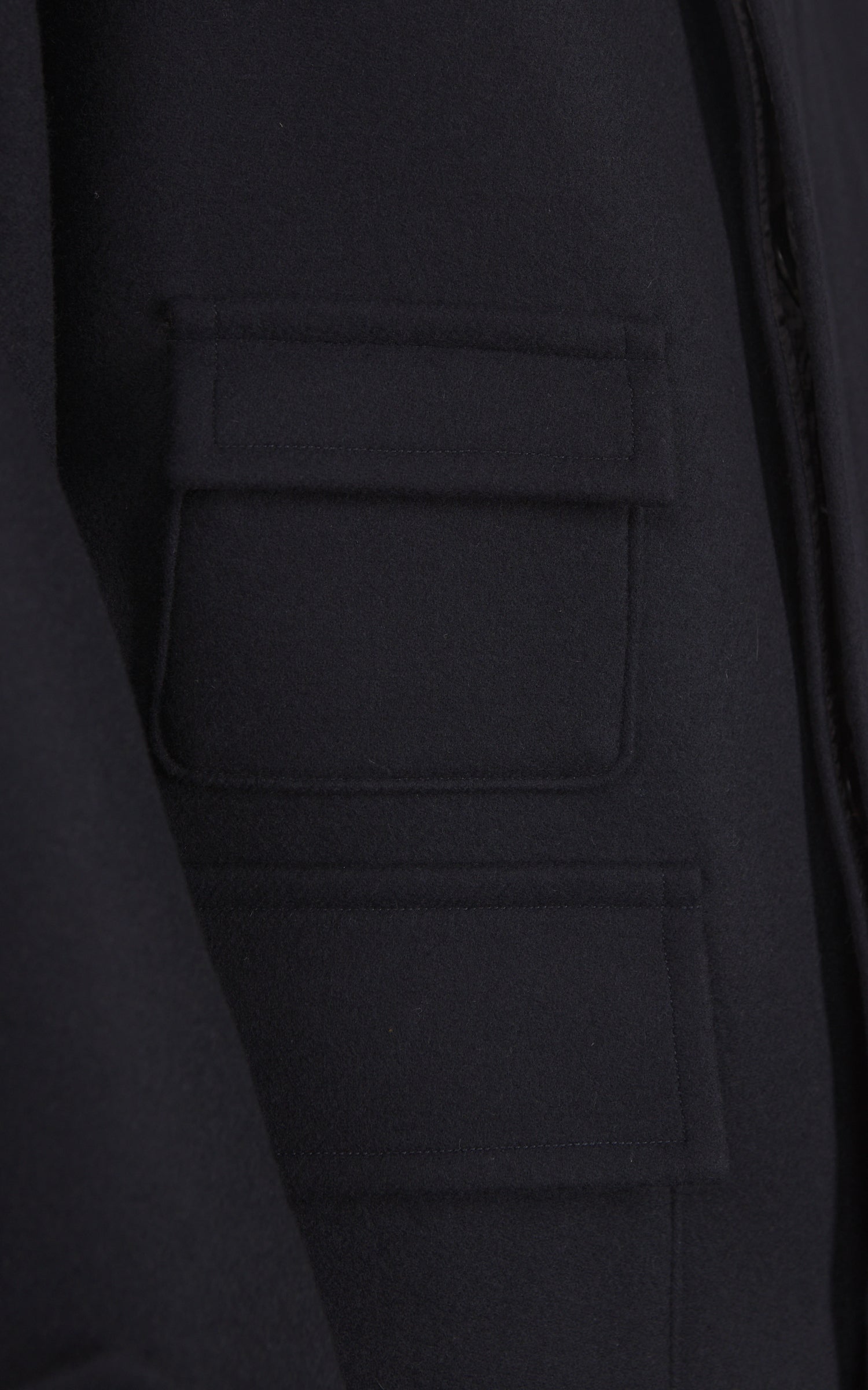 Kaptain Sunshine Traveller Coat Wool Top Navy