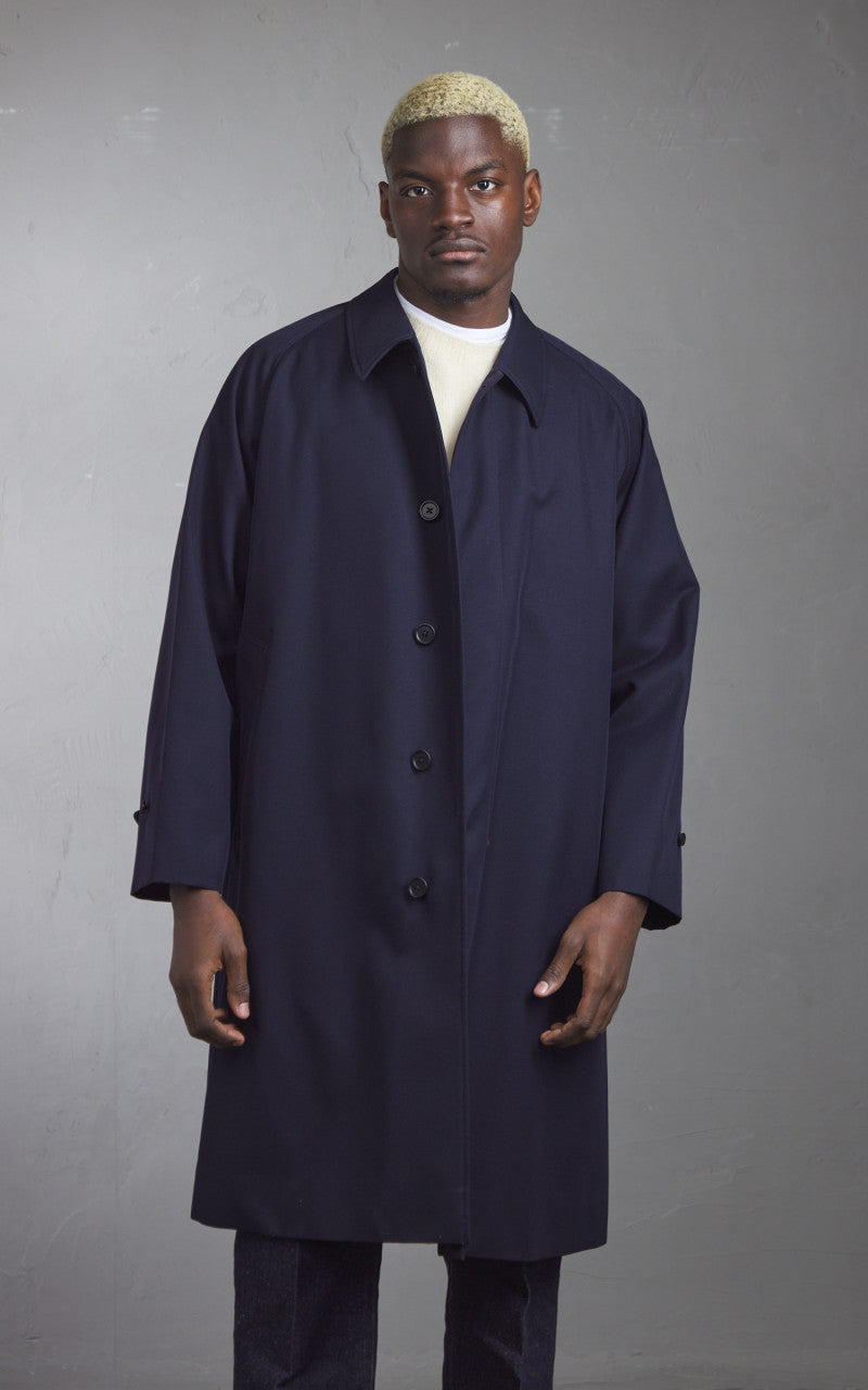 Kaptain Sunshine Walker Coat Wool Navy