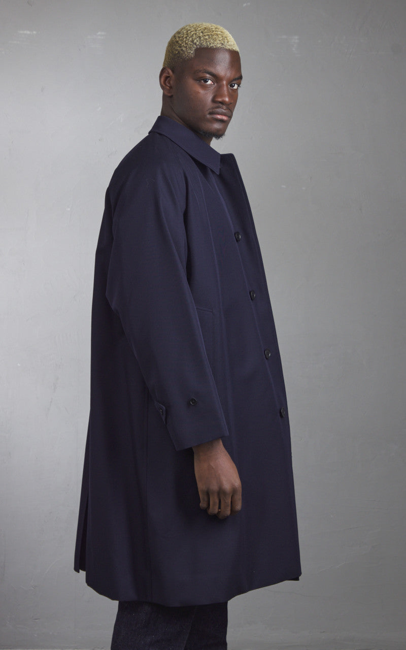 Kaptain Sunshine Walker Coat Wool Navy