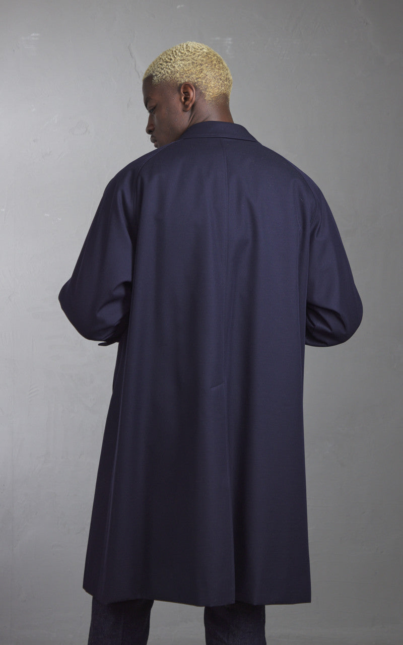 Kaptain Sunshine Walker Coat Wool Navy