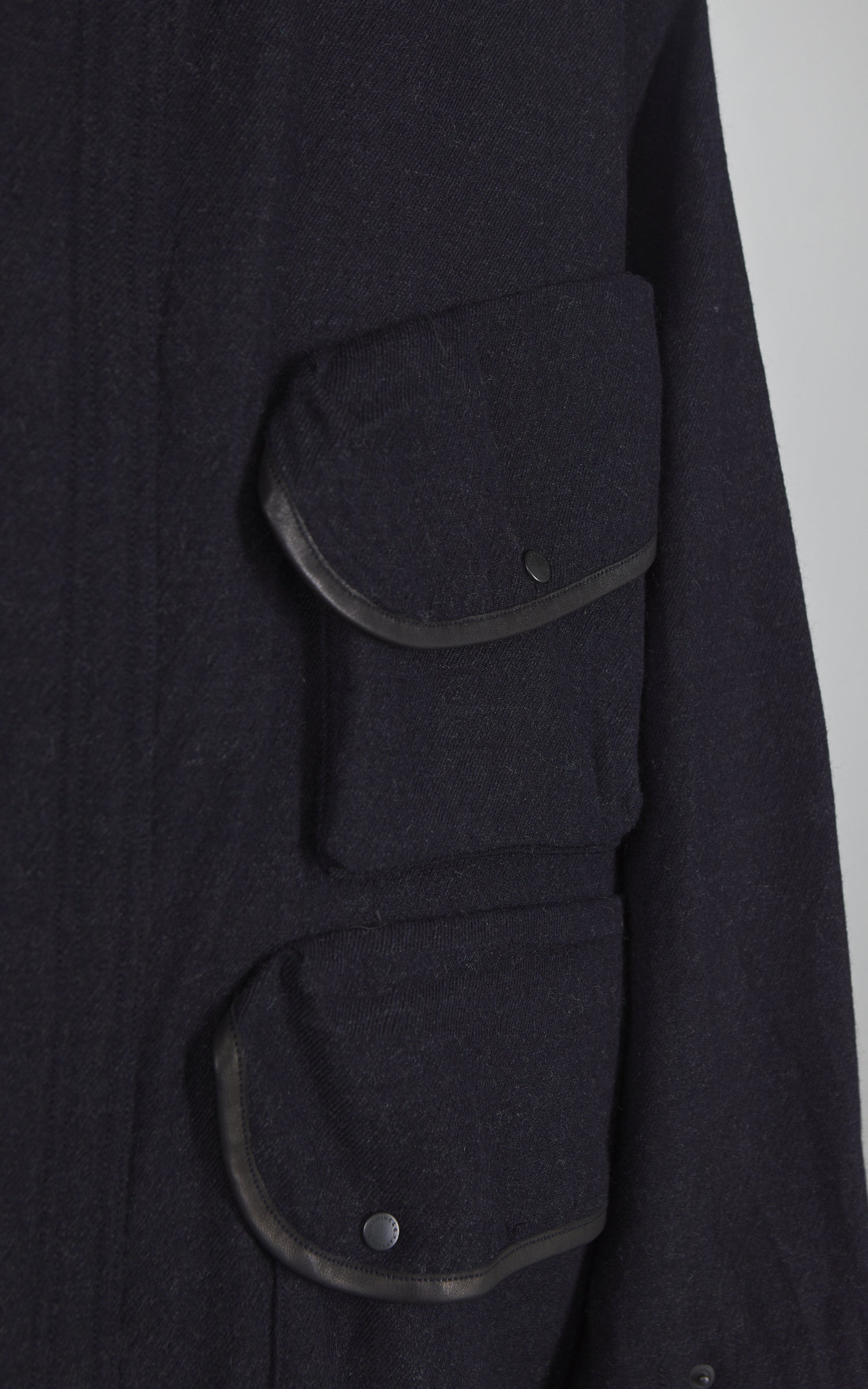 Kaptain Sunshine Wool Serge Hunter Jacket Top Navy