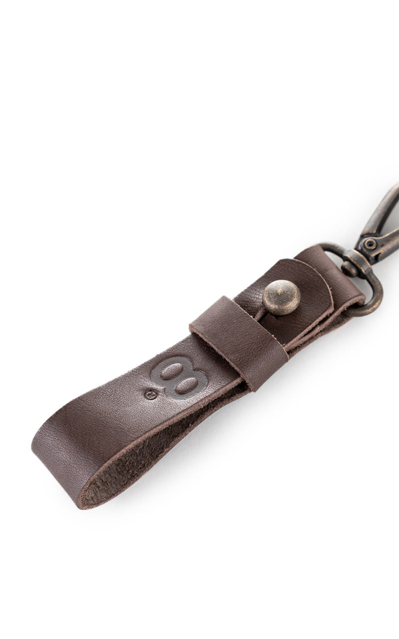 Butts and Shoulders Key Fob Brown