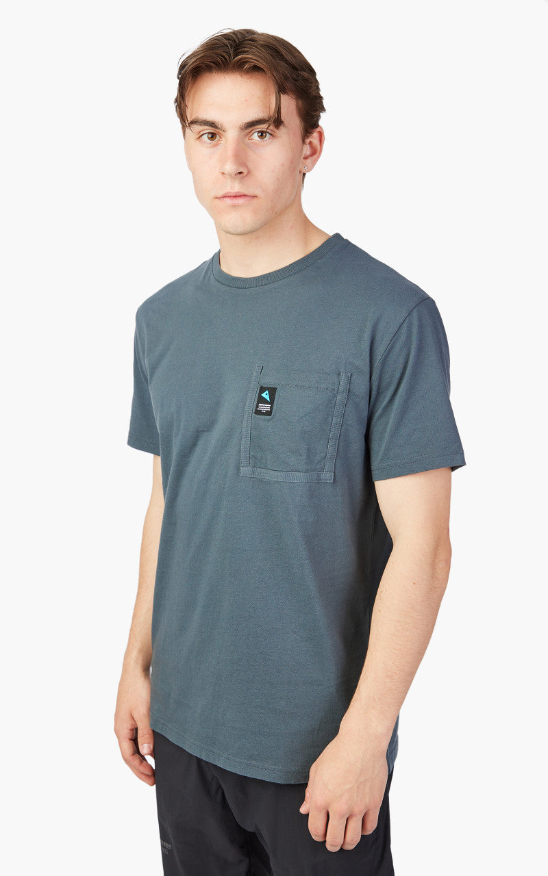 Klättermusen Runa Pocket Short Sleeve Tee Thistle Blue