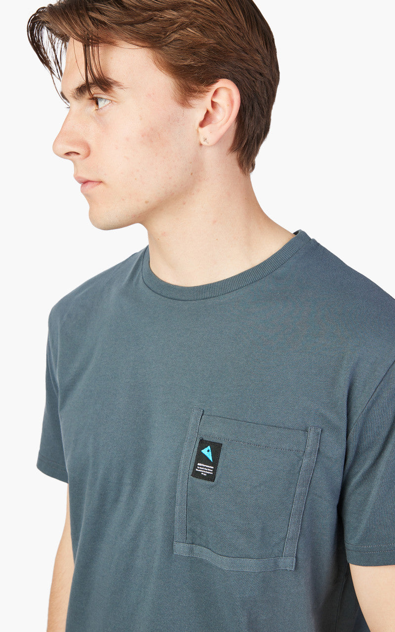 Klättermusen Runa Pocket Short Sleeve Tee Thistle Blue