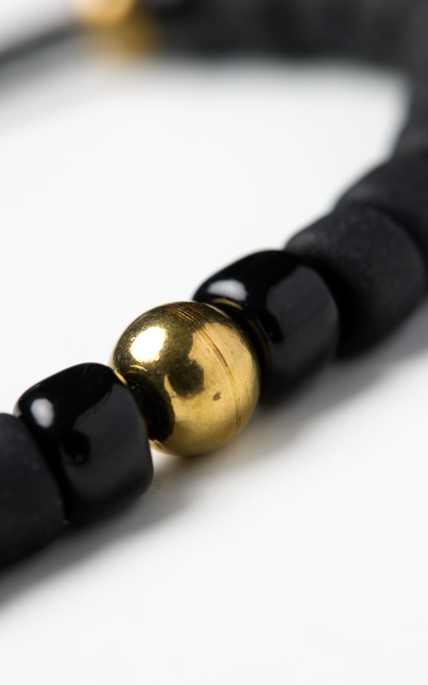 Kobashi Studio BRL7001 Japanese Beads Bracelet Matte-Black/Black