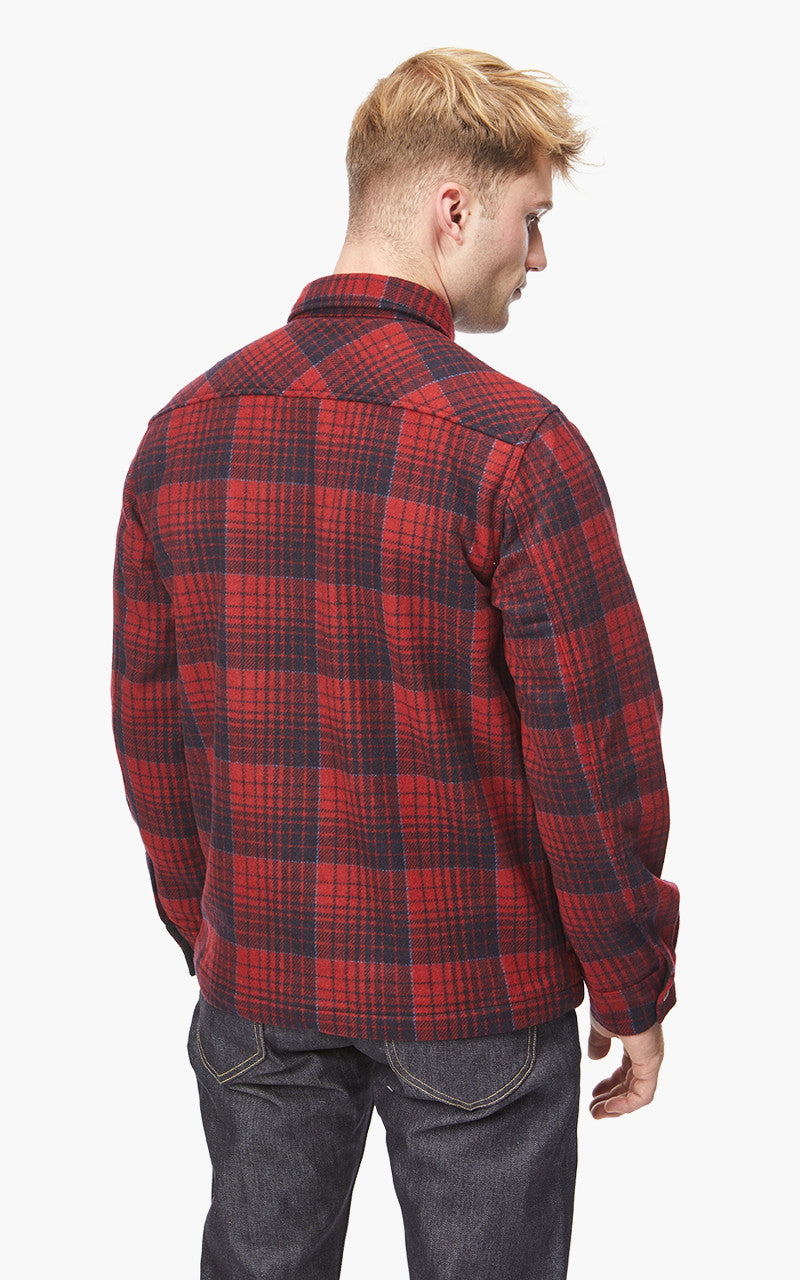 Lee 101 Wool Overshirt Salsa