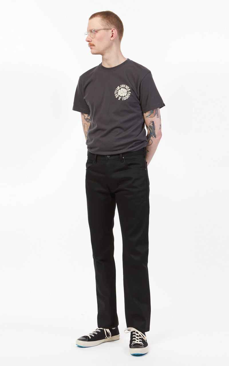 Lee 101 101 Rider Jeans Dry Selvedge Black 14oz