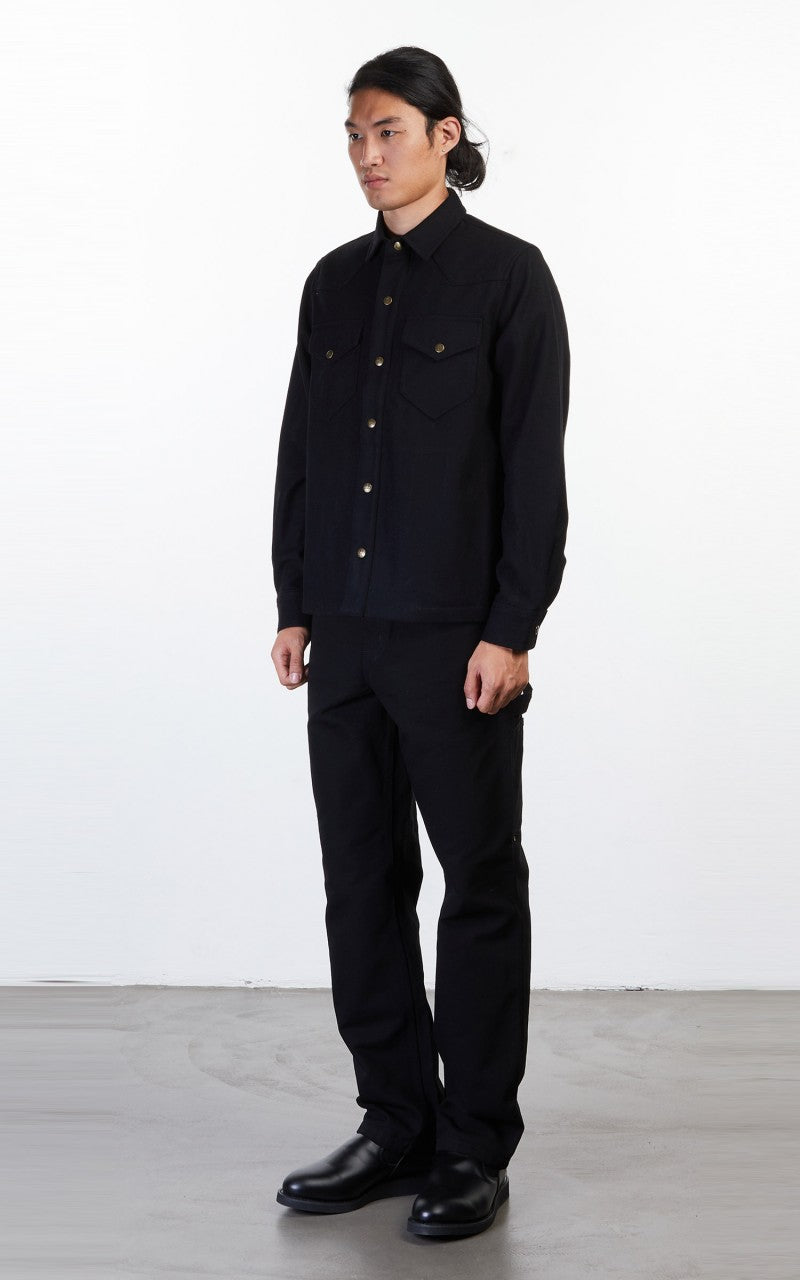 Lee 101 Wool Overshirt Black