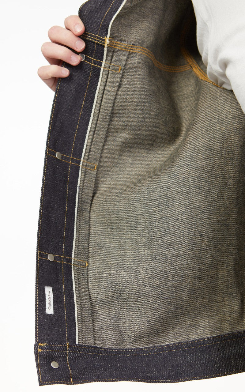 Lee 白タグ 1st 0401 COWBOY JACKET インディゴ M相当 LEE 0401 1st MADE IN JAPAN COWBOY 白タグ 復刻 日本製 リー デニム