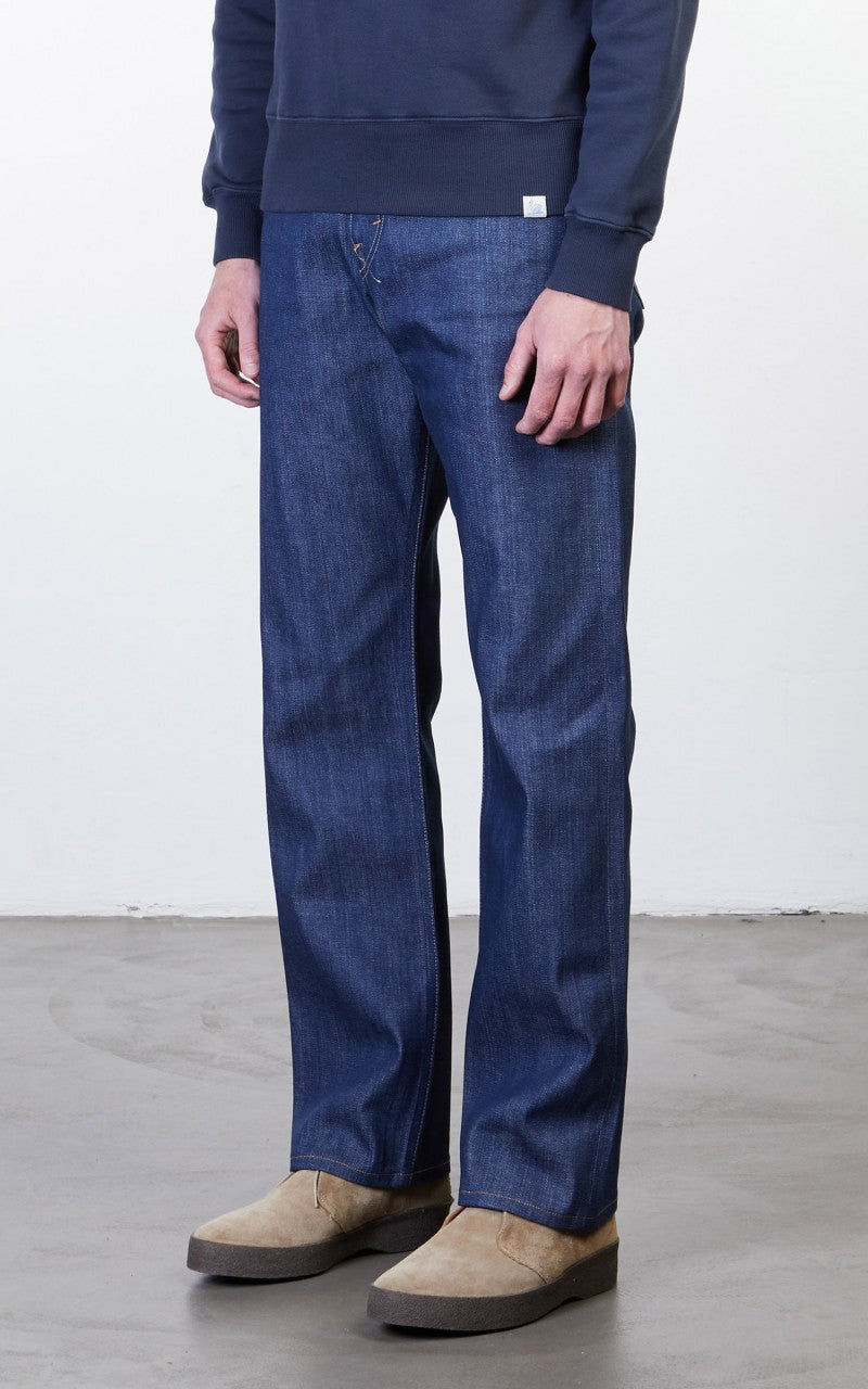 Lee 101 50s Rider Jeans Dry Selvage Natural Indigo 13oz