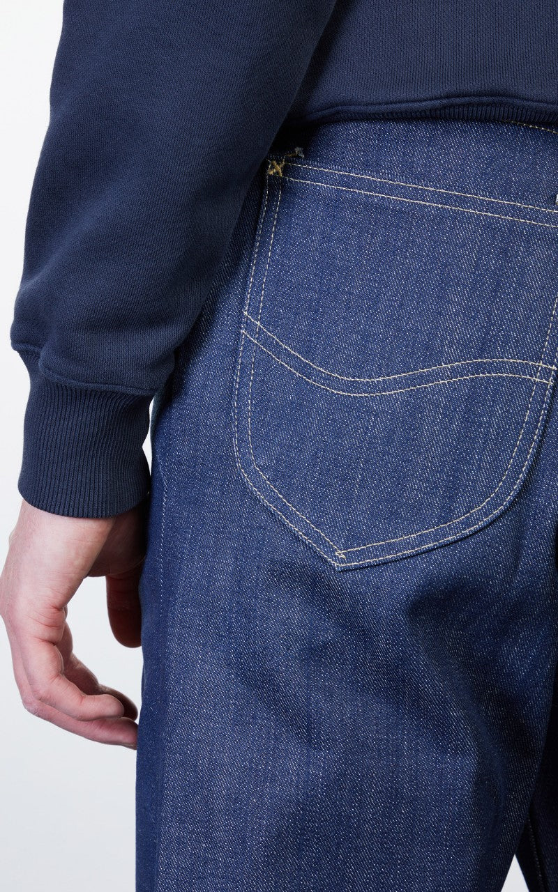 Lee 101 50s Rider Jeans Dry Selvage Natural Indigo 13oz