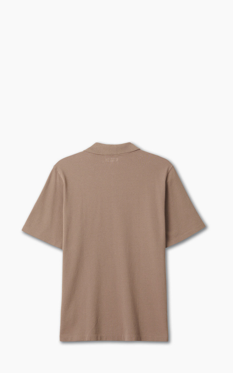 Lady White Co. S/S Two Button Polo Dried Rose