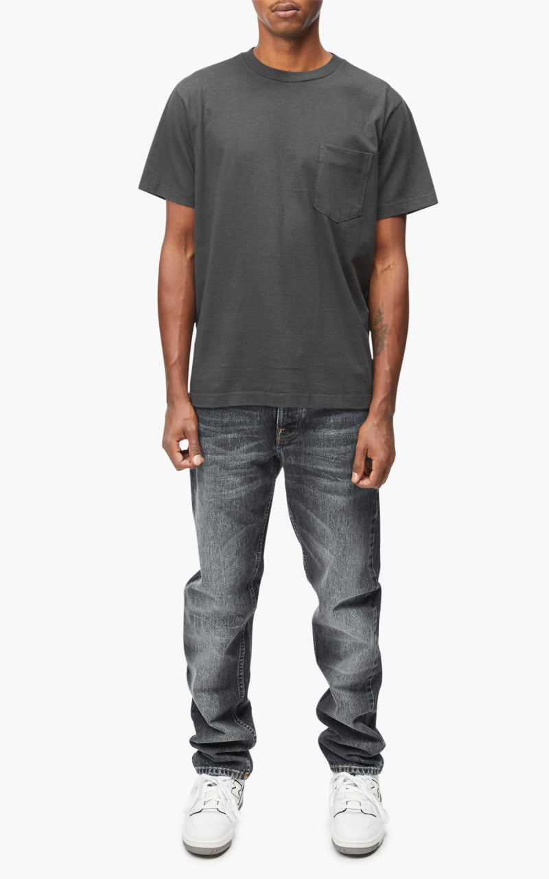 Lady White Co. Balta Pocket Tee Charcoal