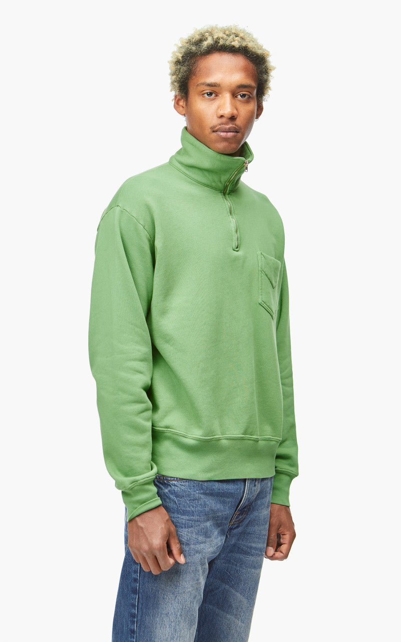Lady White Co. Quarter Zip Sweatshirt Faded Green