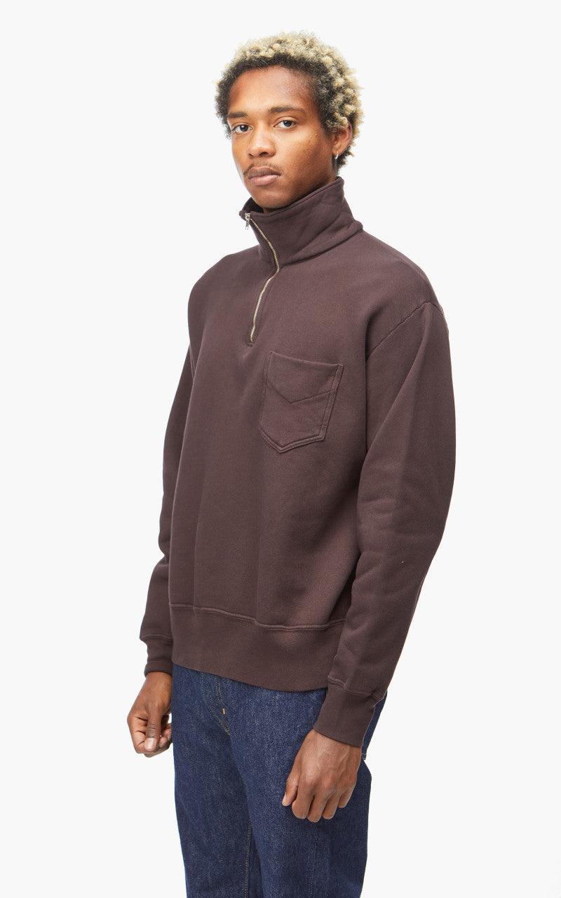 Lady White Co. Quarter Zip Sweatshirt Raisin