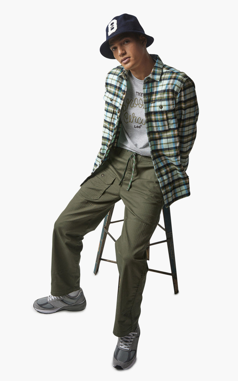 Lee x The Brooklyn Circus Drawstring Pant Muted Olive