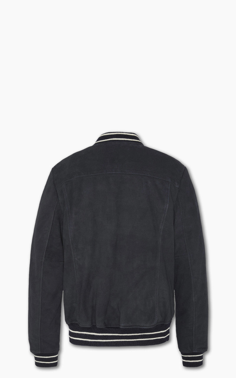 Schott NYC LC300STRIPE Casual Bomber Jacket Navy