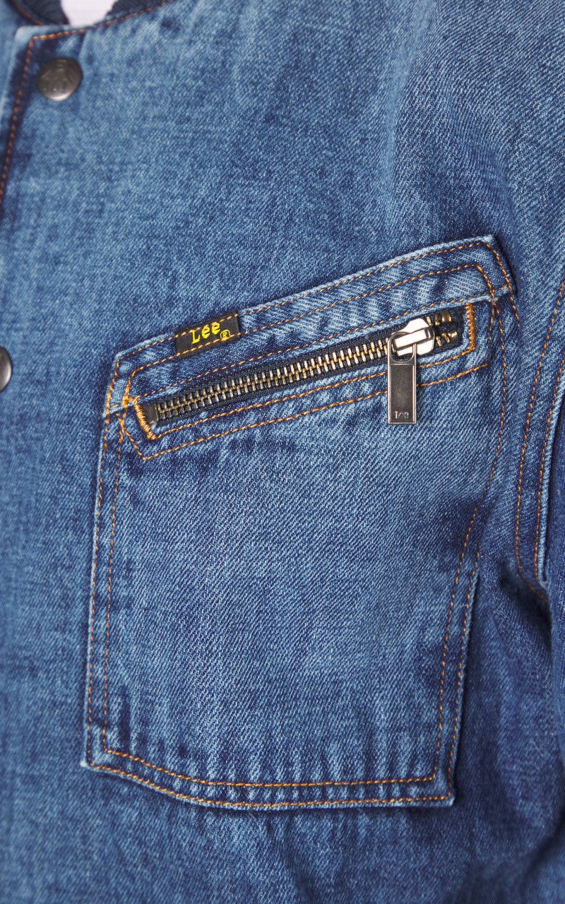 Lee 101 70s Lined Loco Jacket Selvedge Heated Summer