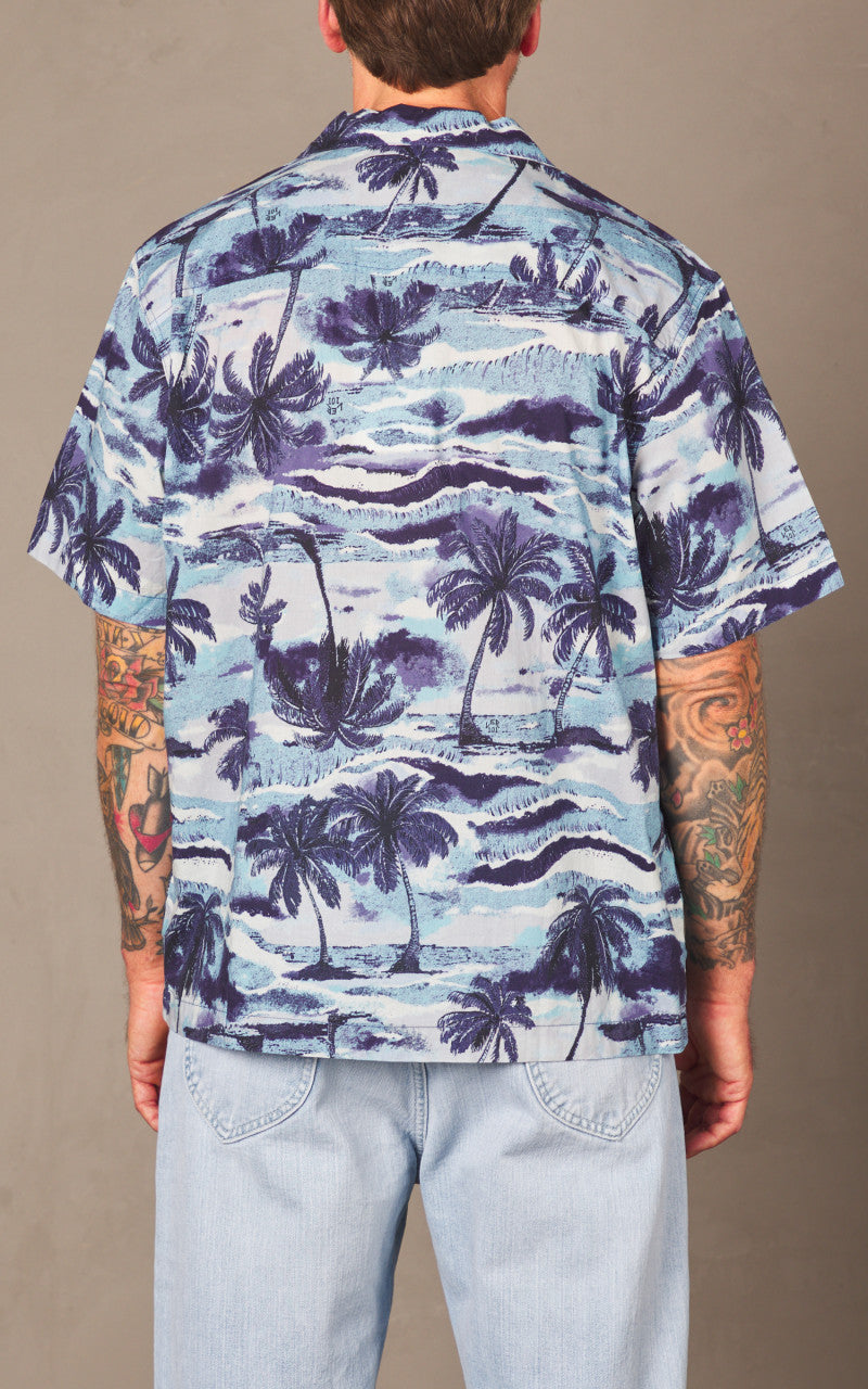 Lee 101 101 Camp Shirt Drama Blue