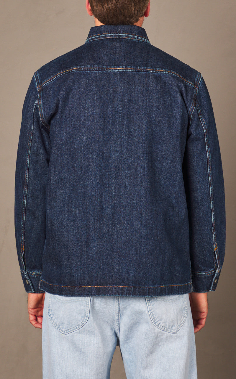 Lee 101 101 Overshirt Selvedge Mid Indigo