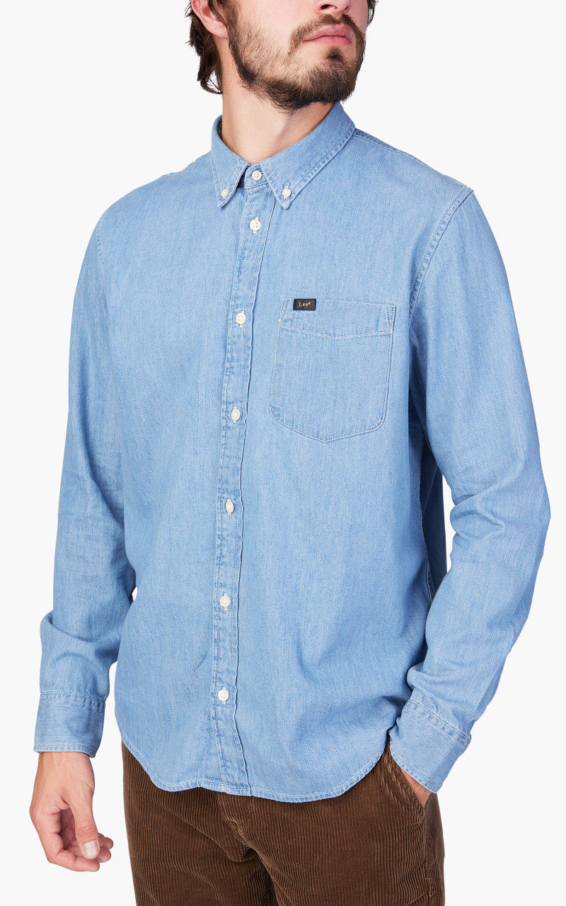 Lee Button Down Shirt Shasta Blue